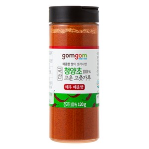 국산 청양초100% 고운 고춧가루 매우 매운맛, 120g, 1개