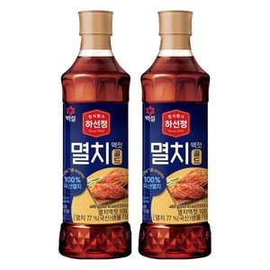 하선정 국산 멸치액젓 골드, 400g, 2개
