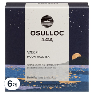 오설록 달빛걷기, 2.5g, 3개입, 6개