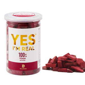 골드로니 강아지 예스 아임 리얼 건강레드 비트트릿, 레드비트, 50g, 1개