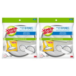 스카치브라이트 3M 전동 물걸레 청소기 부착패드 2p, 2개