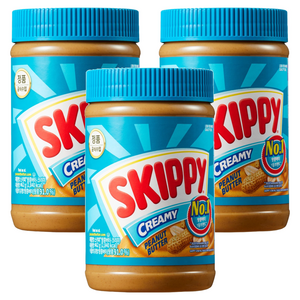 스키피 땅콩버터 크리미, 462g, 3개