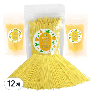 무색소 천연 호박 무염국수, 12개, 50g
