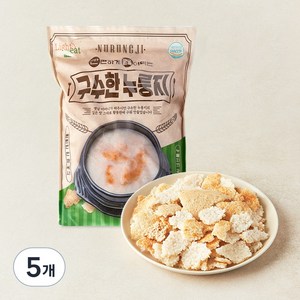 라이트잇 간편하게 끓여먹는 구수한 누룽지, 2kg, 5개