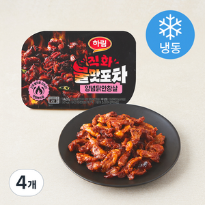 하림 불맛포차 직화 양념 닭안창살 (냉동), 140g, 4개