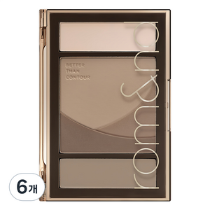 롬앤 베러 댄 컨투어 셰이딩 20.5g, 02그레이쿨, 6개