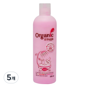 씨앤앤코스메틱 어린 고양이용 린스 겸용 오가닉 샴푸, 500ml, 5개