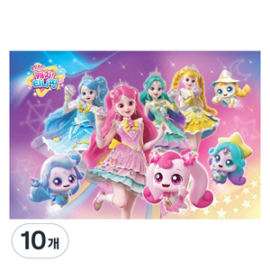 UNICORN 슈팅스타 캐치 티니핑 판퍼즐, 10개, 77피스