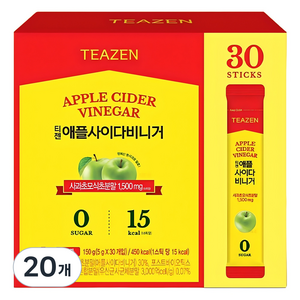 티젠 애플사이다 비니거, 150g, 20개