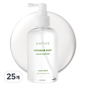 아브카 네이티브 인텐시브 루트 카밍 두피케어 탈모증상완화 헤어토닉, 200ml, 25개