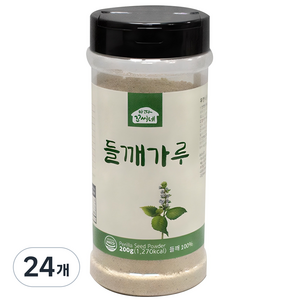 우영식품 들깨가루, 200g, 24개