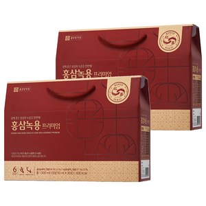 종근당건강 홍삼녹용 프리미엄, 30회분, 2박스
