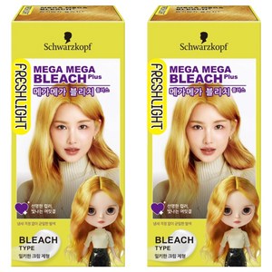 프레쉬라이트 플러스 헤어 탈색제, 130ml, 2개