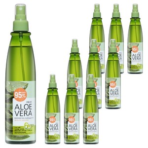 과일나라 알로에베라 모이스처 리얼 수딩 젤 미스트, 310ml, 10개