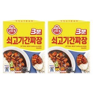 오뚜기3분 쇠고기 간짜장, 200g, 상세페이지 참조, 2개