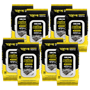 기본에 빅사이즈 기름때 찌든때 전용 세정티슈 30p, 8개