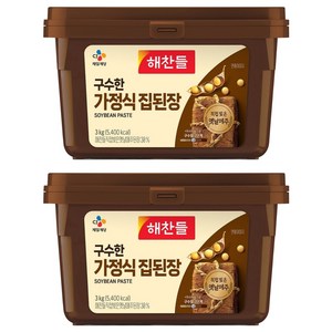 해찬들 구수한 가정식 집된장, 3kg, 2개