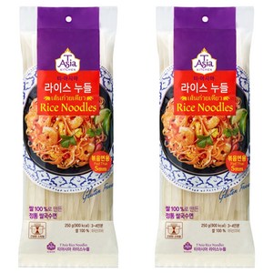 티아시아키친 라이스누들 볶음면용 5mm, 250g, 2개