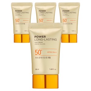 더페이스샵 파워 롱래스팅 선크림 SPF50+ PA+++, 50ml, 4개