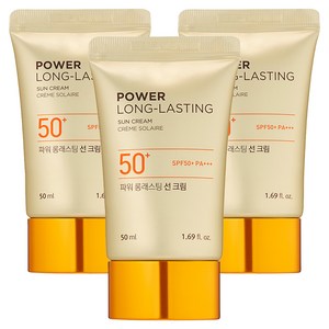 더페이스샵 파워 롱래스팅 선크림 SPF50+ PA+++, 50ml, 3개
