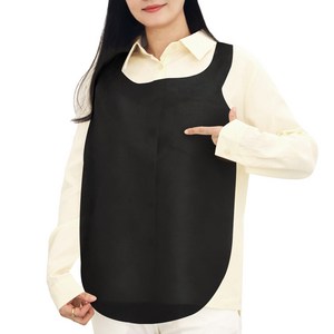 탐사 일회용 앞치마, 100개, 블랙