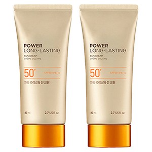 더페이스샵 파워 롱래스팅 선크림 SPF50+ PA+++, 80ml, 2개