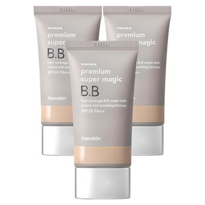 한스킨 프리미엄 수퍼 매직 비비크림 SPF30 PA++, 45g, 3개