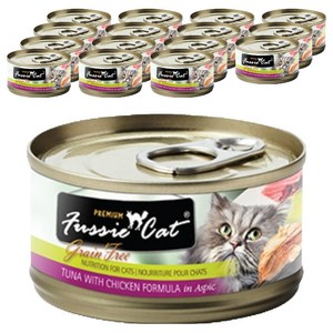 퍼시캣 전연령 고양이 프리미엄 포뮬라 주식캔, 닭+참치, 80g, 16개