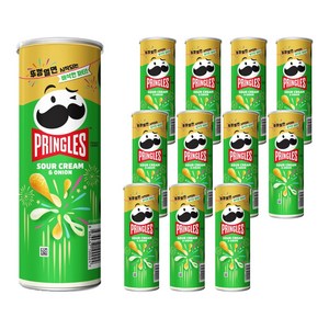 프링글스 사워크림 앤 어니언, 110g, 12개