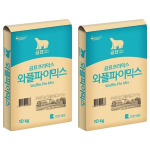 곰표 와플파이믹스, 10kg, 2개