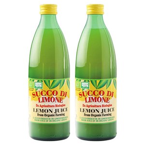 유로푸드 유기농 레몬주스, 500ml, 2개