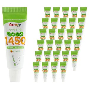 예꼬맘 고고 불소 1450 어린이 치약, 60개, 15g