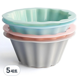 파미레 실리콘 머핀빵틀 4개, 5세트
