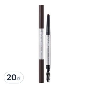 토니모리 더쇼킹 브로우 이지플랫 0.5g, 02 다크브라운, 20개