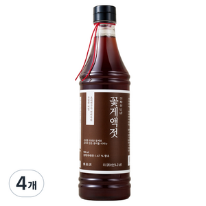 미자언니네 꽃게액젓, 900ml, 4개