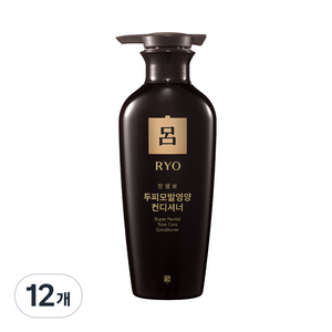 려 진생보 두피모발영양 컨디셔너, 400ml, 12개
