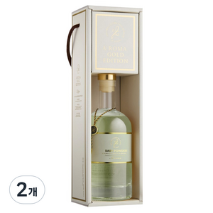 에이로마 골드에디션 프리미엄 디퓨저, 베이비파우더, 500ml, 2개