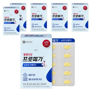 프로메가 뉴티지 오메가3 25.8g, 60정, 6개