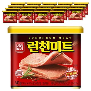 한성기업 런천 미트, 340g, 20개