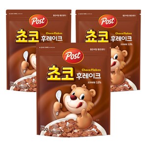 포스트 쵸코 후레이크 시리얼, 600g, 3개
