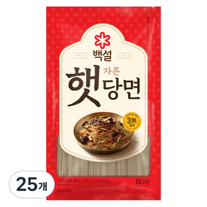 백설 햇당면, 300g, 25개