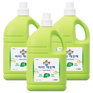 아이깨끗해 핸드워시 숲속산책향 리필, 4.5L, 3개