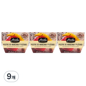 아넬라 시작 과일 퓨레 디저트 2p, 혼합맛(사과/바나나), 200g, 9개
