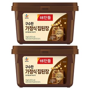 해찬들 구수한 집된장, 3kg, 2개