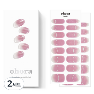 오호라 세미큐어 젤네일팁, 2개