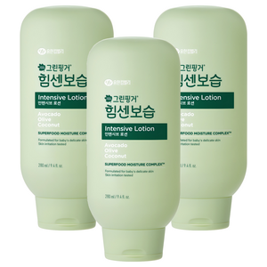 그린핑거 힘센보습 인텐시브 바디로션, 280ml, 3개