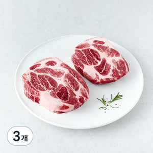 보리먹인 돼지 캐나다산 통목심 에어프라이어용 (냉장), 600g, 3개
