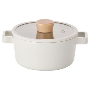 네오플램 인덕션 피카 양수냄비, 16cm, 오프화이트샌드, 1개