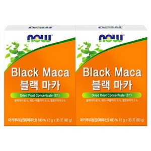 나우푸드 블랙마카, 60g, 2개