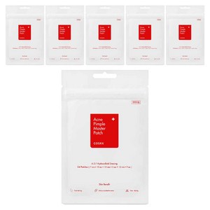 코스알엑스 아크네 핌플 마스터 패치 24p 세트, 24개입, 6개